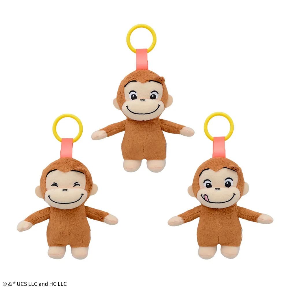 おさるのジョージ ぽってりカラビナ付マスコット(EX)