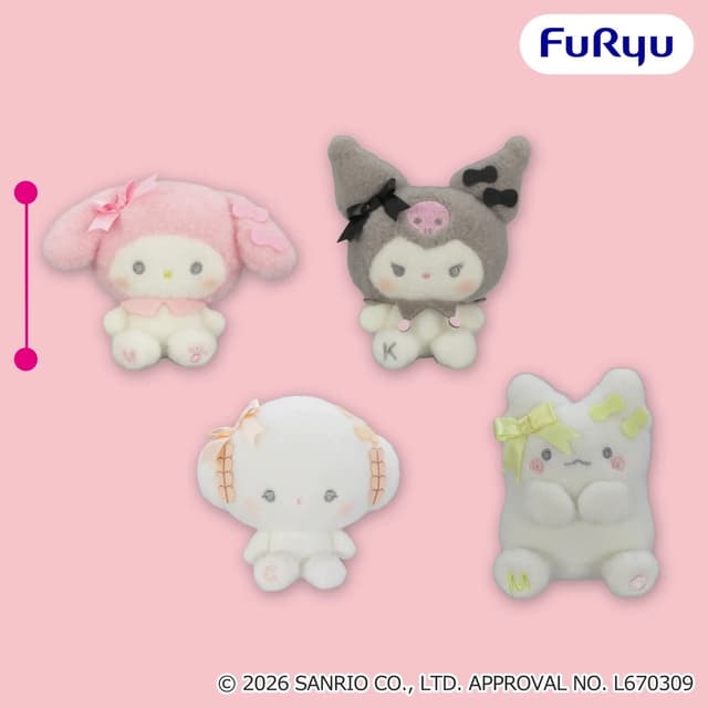 サンリオキャラクターズ ミルキーボア カラフルリボンマスコット