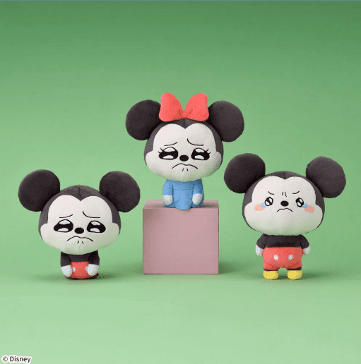 ミッキー&ミニー うるぷく ぬいぐるみ