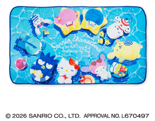 サンリオキャラクターズ サマーフローティングひんやりブランケット