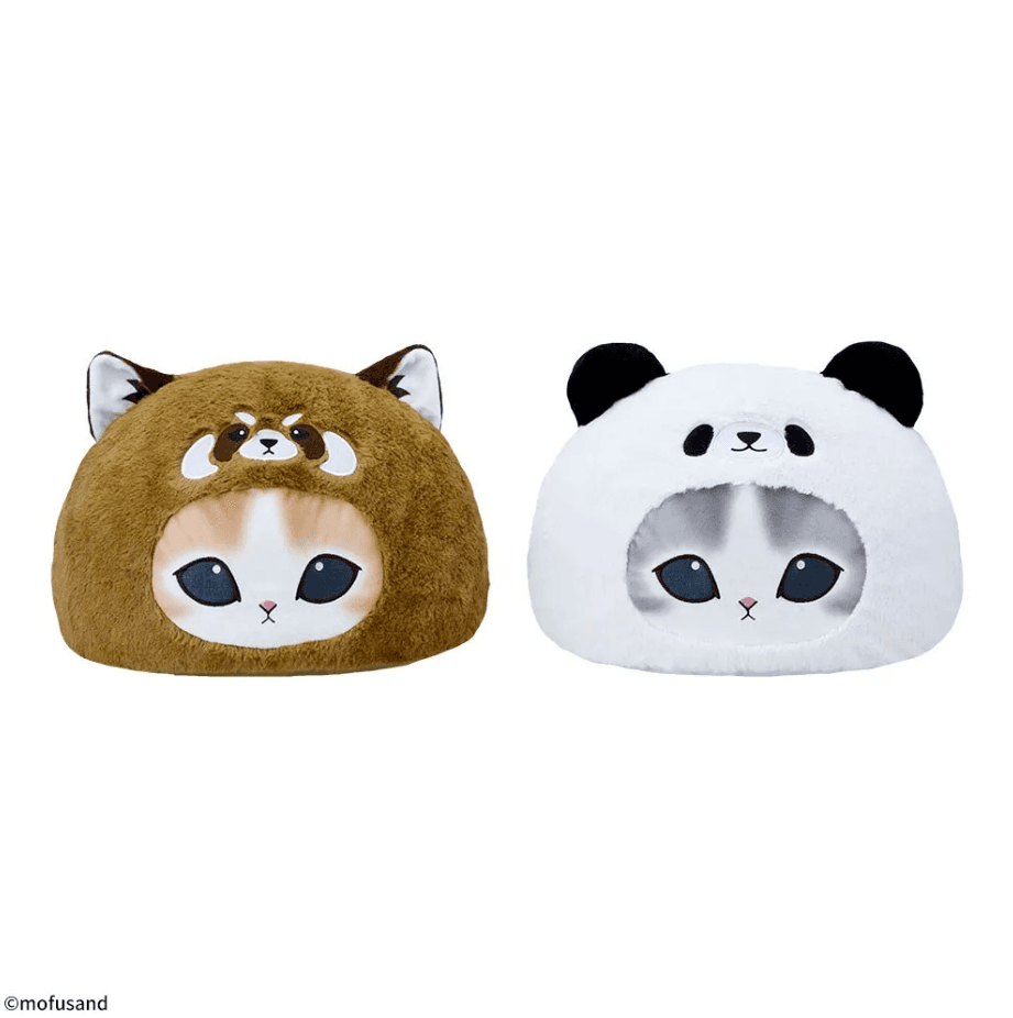 mofusand PM ドームクッション“レッサーパンダにゃん&パンダにゃん”