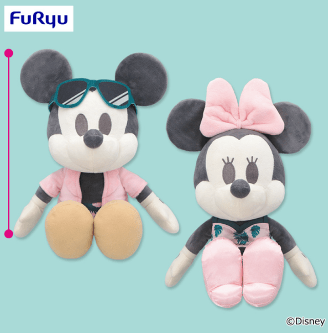 ミッキー&ミニー デココレ スイムウェアBIGぬいぐるみ