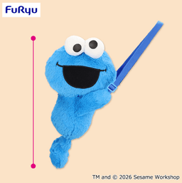 セサミストリート だきつきポシェット クッキーモンスター