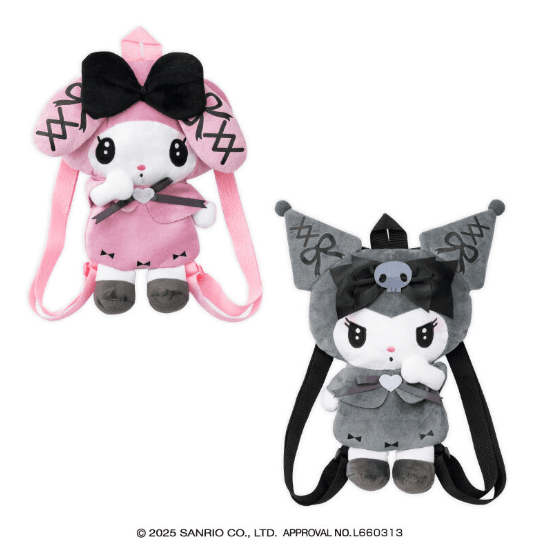 マイメロディ♡クロミ 真夜中のメロクロぬいぐるみリュック4