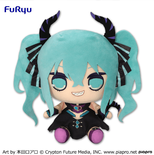 初音ミク きゅるまるBIGぬいぐるみーヴィランver.ー