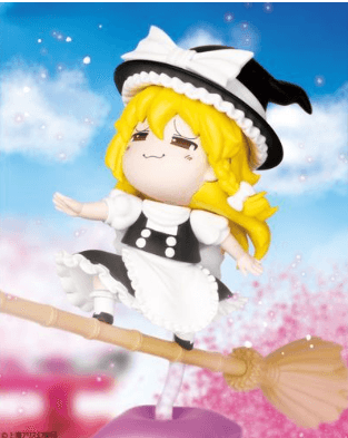 東方Project ゆっくり風デフォルメフィギュア 霧雨魔理沙