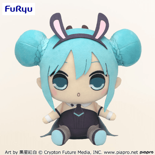 初音ミク きゅるまるBIGぬいぐるみー黒バニーver.ー