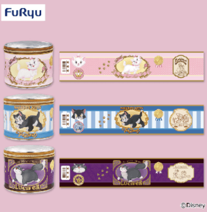 ディズニーキャラクター 猫の日 猫缶ポーチ
