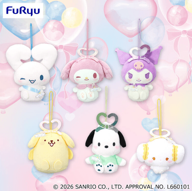 サンリオキャラクターズ ぷわぷわハートフルバルーンマスコット