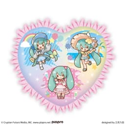 初音ミクシリーズ ふわぷち PtZ ハート型クッション“初音ミク”