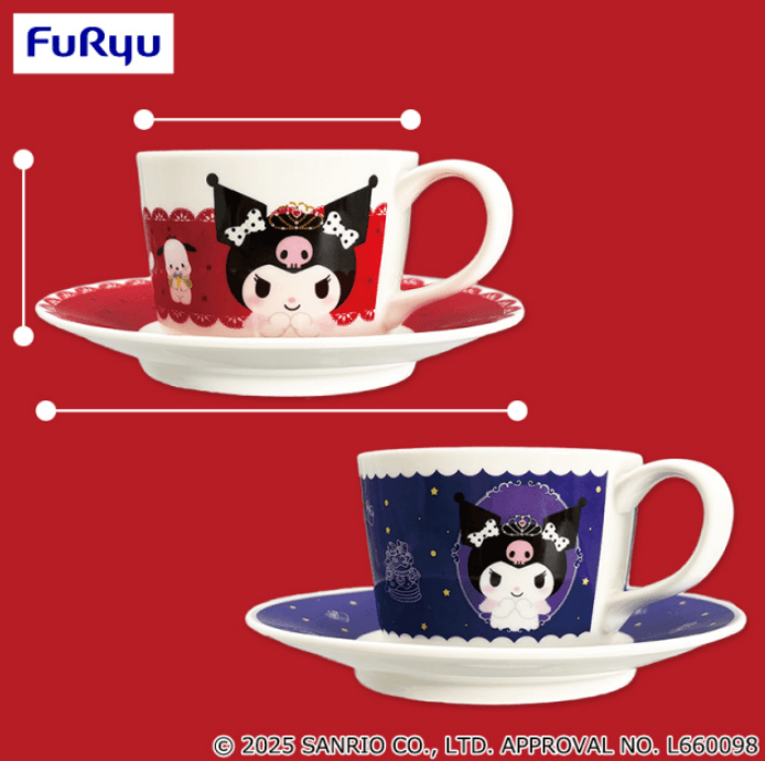サンリオキャラクターズ HBD Kuromi♥カップ&ソーサー