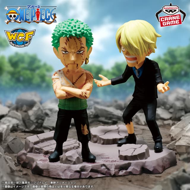 ワンピース ワールドコレクタブルフィギュア ログストーリーズ-ロロノア・ゾロ&サンジ-「なにも!!!な゙かった・・・!!!!」