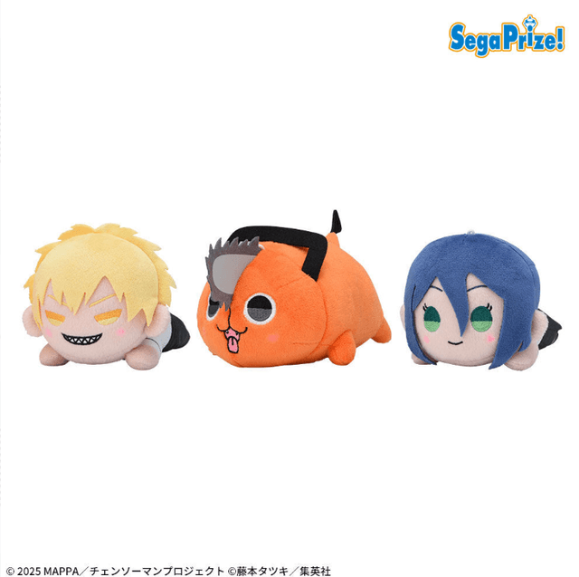 劇場版チェンソーマン レゼ篇 寝そべり ぬいぐるみ“デンジ&ポチタ&レゼ”(EX)