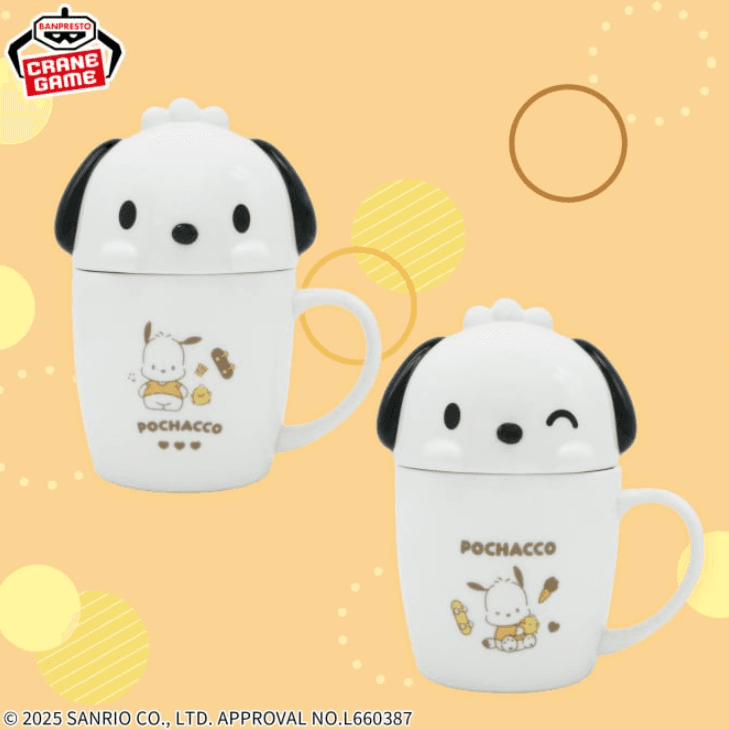サンリオキャラクターズ フタ付きマグカップ-ポチャッコ-