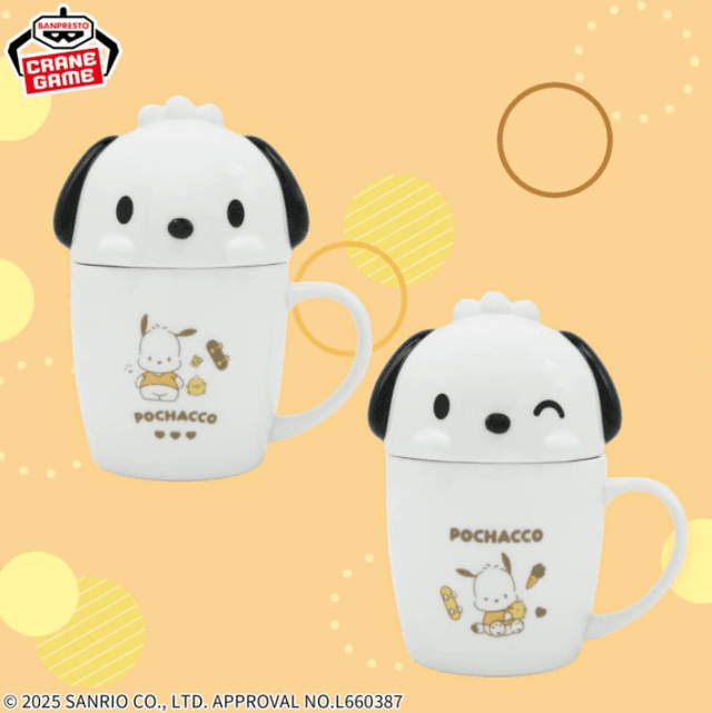サンリオキャラクターズ フタ付きマグカップ-ポチャッコ-