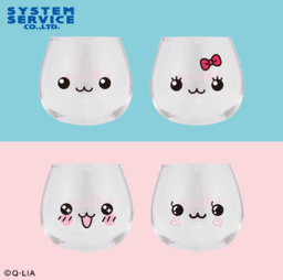 しずくちゃん ゆらゆらペアグラス