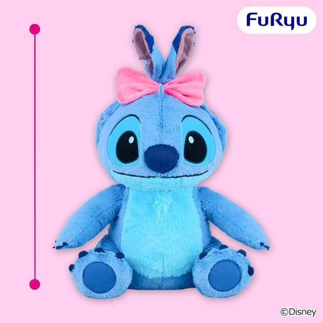 ディズニー スティッチ うさ耳むすび 超BIGぬいぐるみ