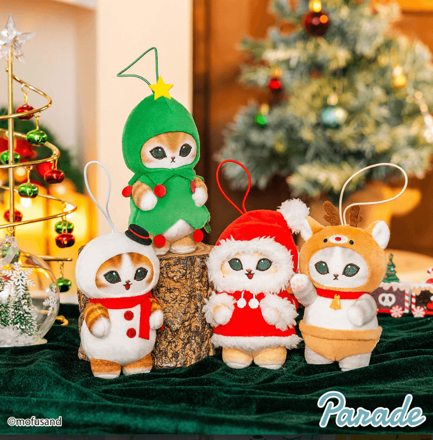 mofusandクリスマスにゃんマスコット