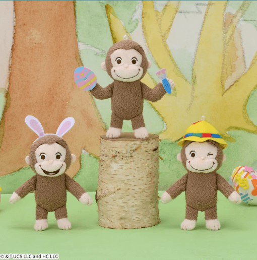 おさるのジョージ 赤いほっぺ マスコット イースター