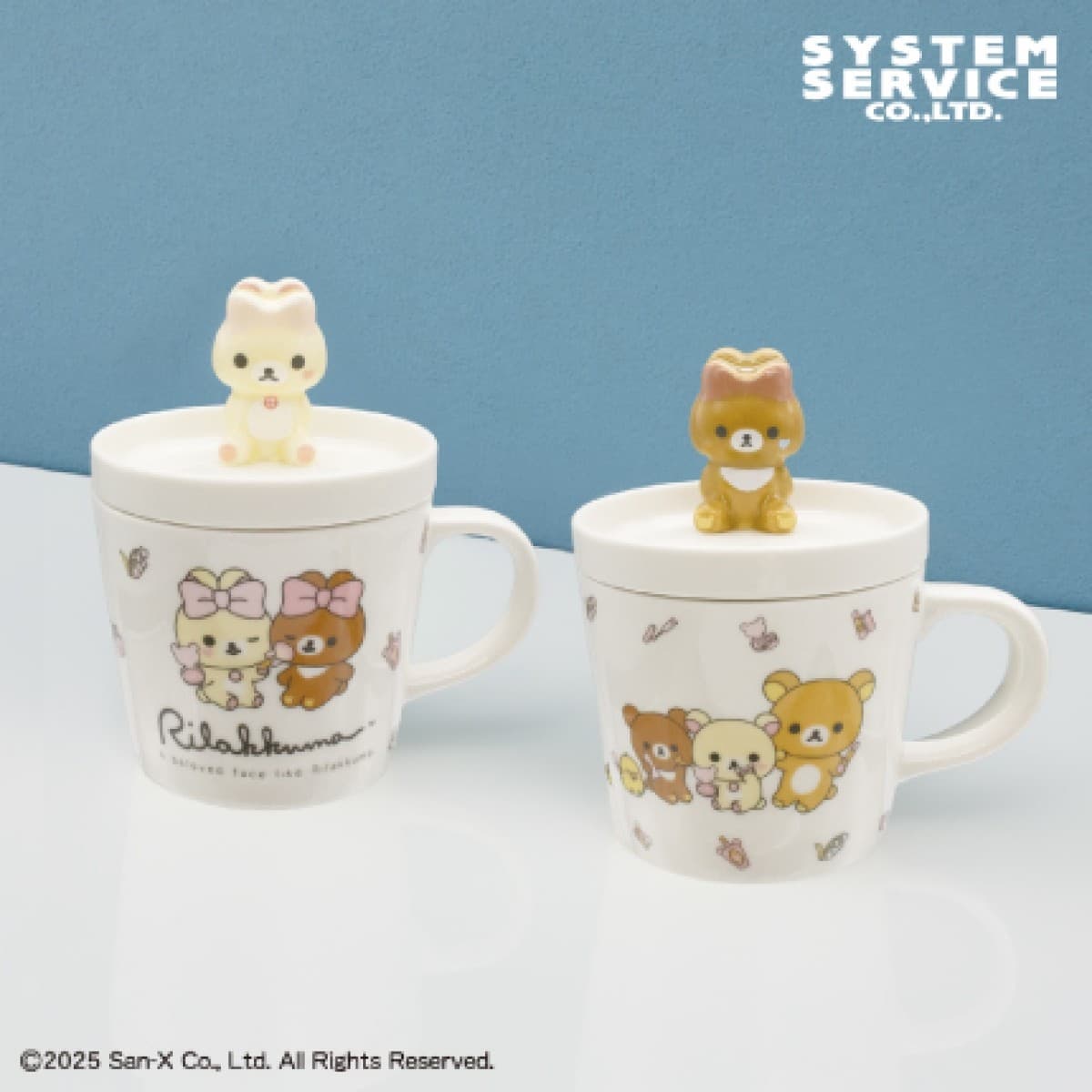 リラックマ Makeup Rilakkuma フィギュア付き小皿&マグカップセット