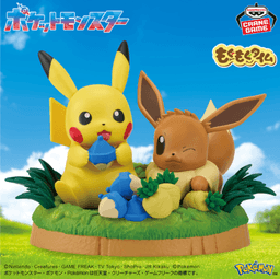 ポケットモンスター もぐもぐタイムフィギュア~ピカチュウ&イーブイ~