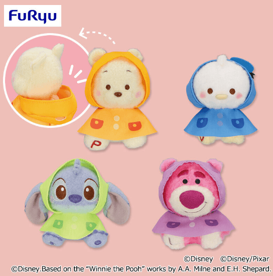 ディズニー&ピクサーキャラクター ミルキーボア レインポンチョマスコット