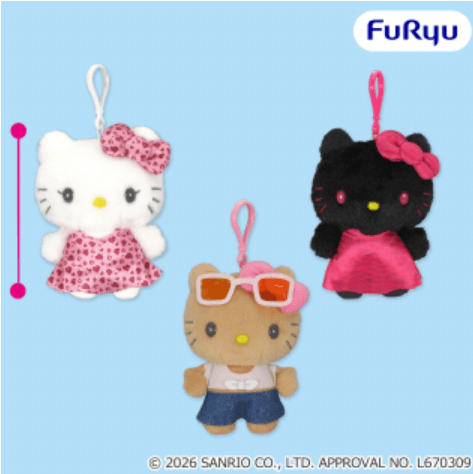 ハローキティ SANRIO FES 2026 カラフルリンクコーデ くりっぴぃ ぬいぐるみ