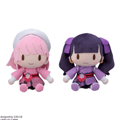 前橋ウィッチーズ ふわぷち Mぬいぐるみ“赤城ユイナ&新里アズ”