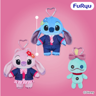 ディズニー スティッチ ぎゃるKAWAふぉと カラビナ付きぬいぐるみ